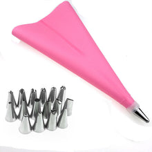 Load image into Gallery viewer, 18 PCS/Set Silicone Pastry Bag +16 Nozzle Set