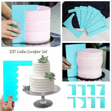 Load image into Gallery viewer, Scraper Spatula   8 Style Pastry Edge Decoration